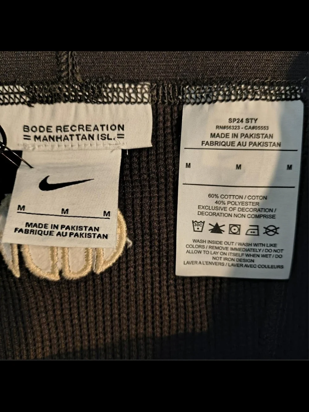 Nike Black Ribbed Thermal Long Johns - Men's Base Layer